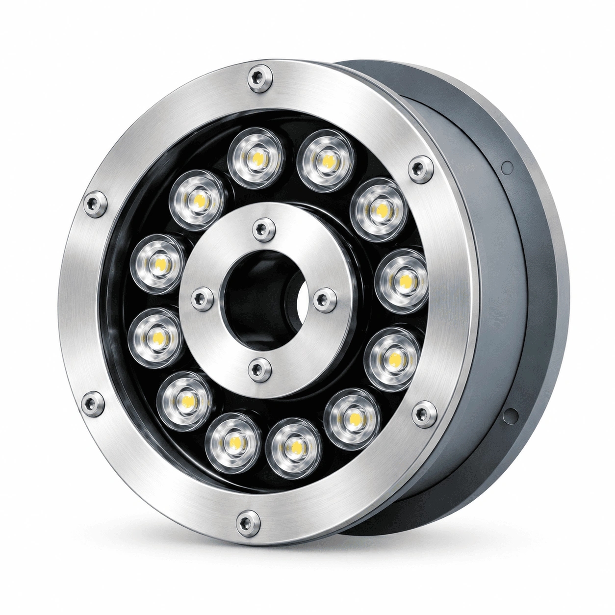 Adjustable Center-Hole Nozzle Fountain Light