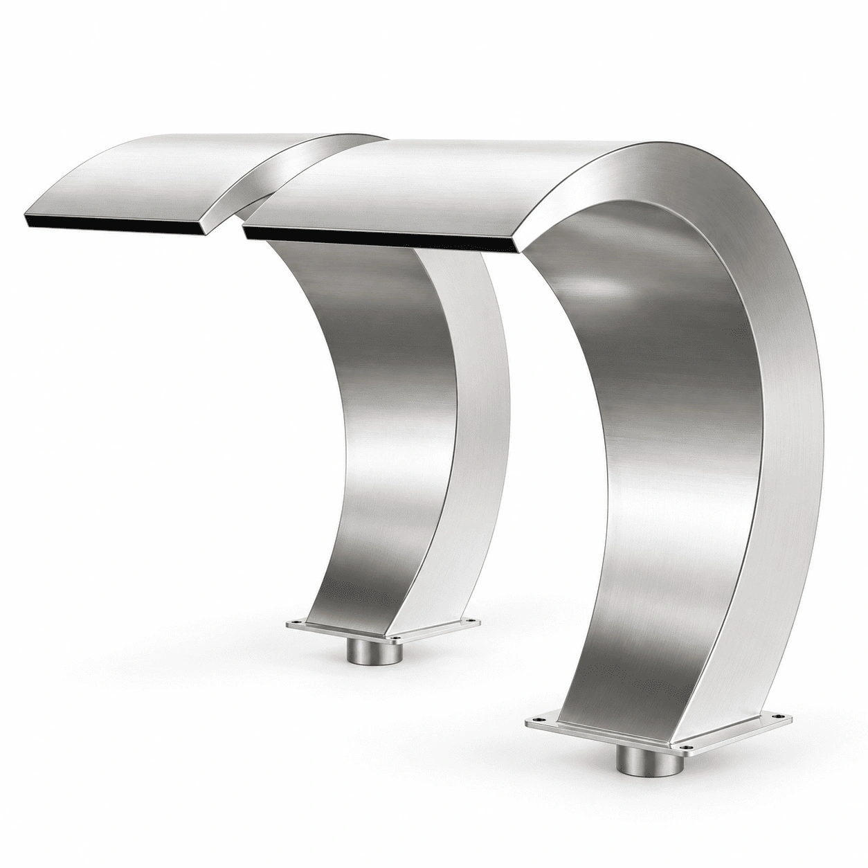 Stainless Steel Cobra Waterfall Nozzle - HF078 AQUALUXIS LIGHT