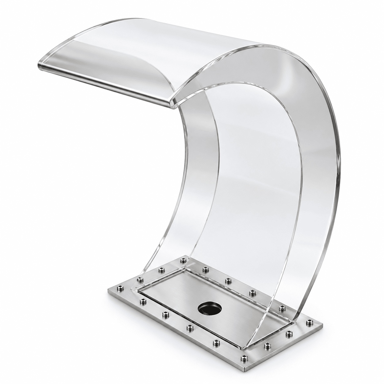 Acrylic Cobra Nozzle with LED Illumination - HF080 AQUALUXIS LIGHT